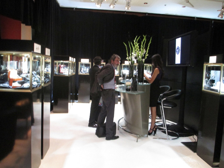 Visitors Checking in with Gevril Group Reception at Couture Time 2012